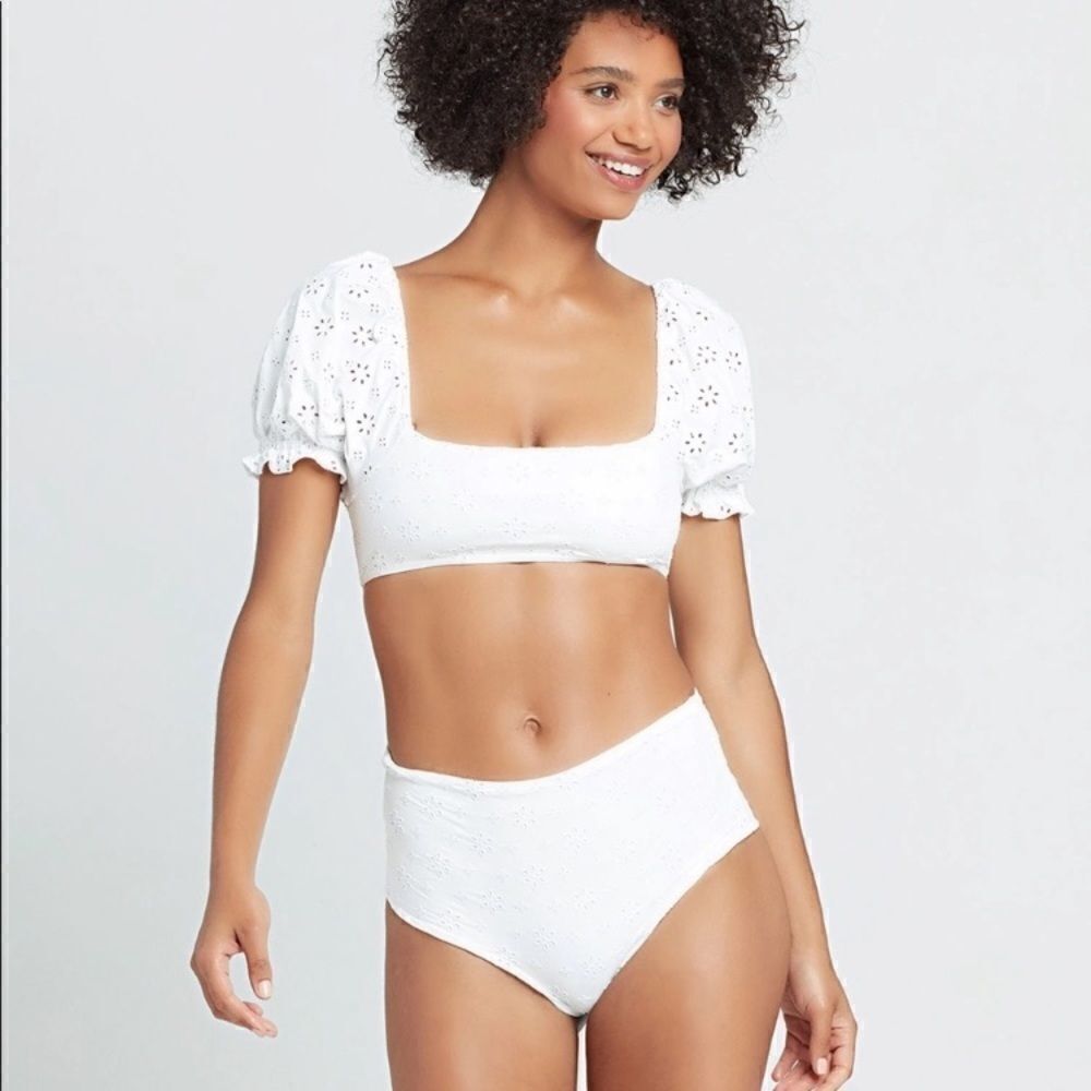 L*Space Portia Bikini Bottom white